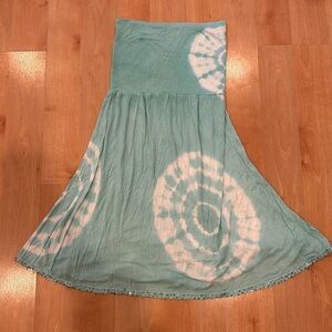 Raviya womens strapless tie dye look dress size medium